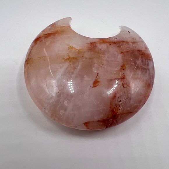 Fire Quartz Crystal Crescent Moon (6)‎ - Picture 3 of 11